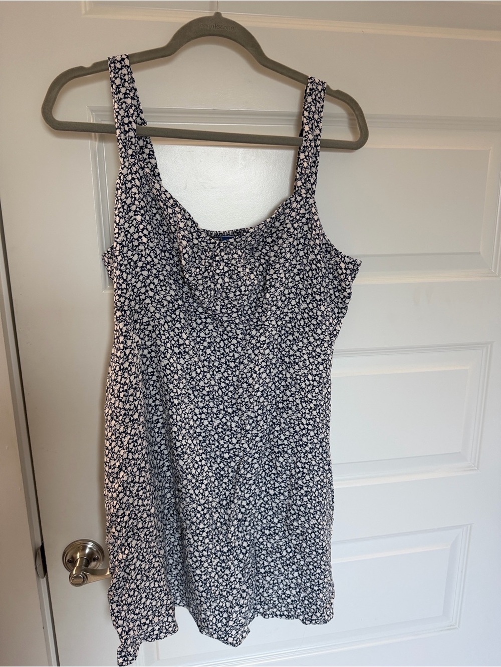 Old Navy Navy and White Mini Sundress